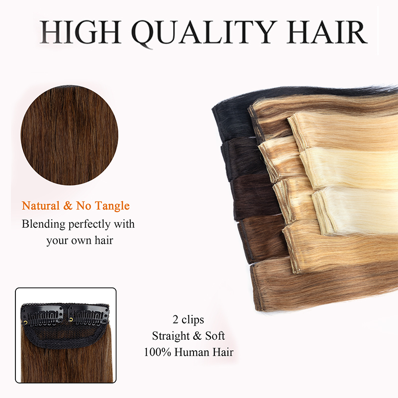 Invisible Mini Clip In Hair Ex - огляд і ціна Seamless Clip In Hair Extensions Human Hair
