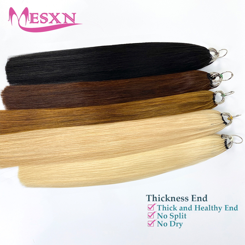MESXN Double line hair extensi - огляд і ціна Invisible Tape In Extensions Real Hair