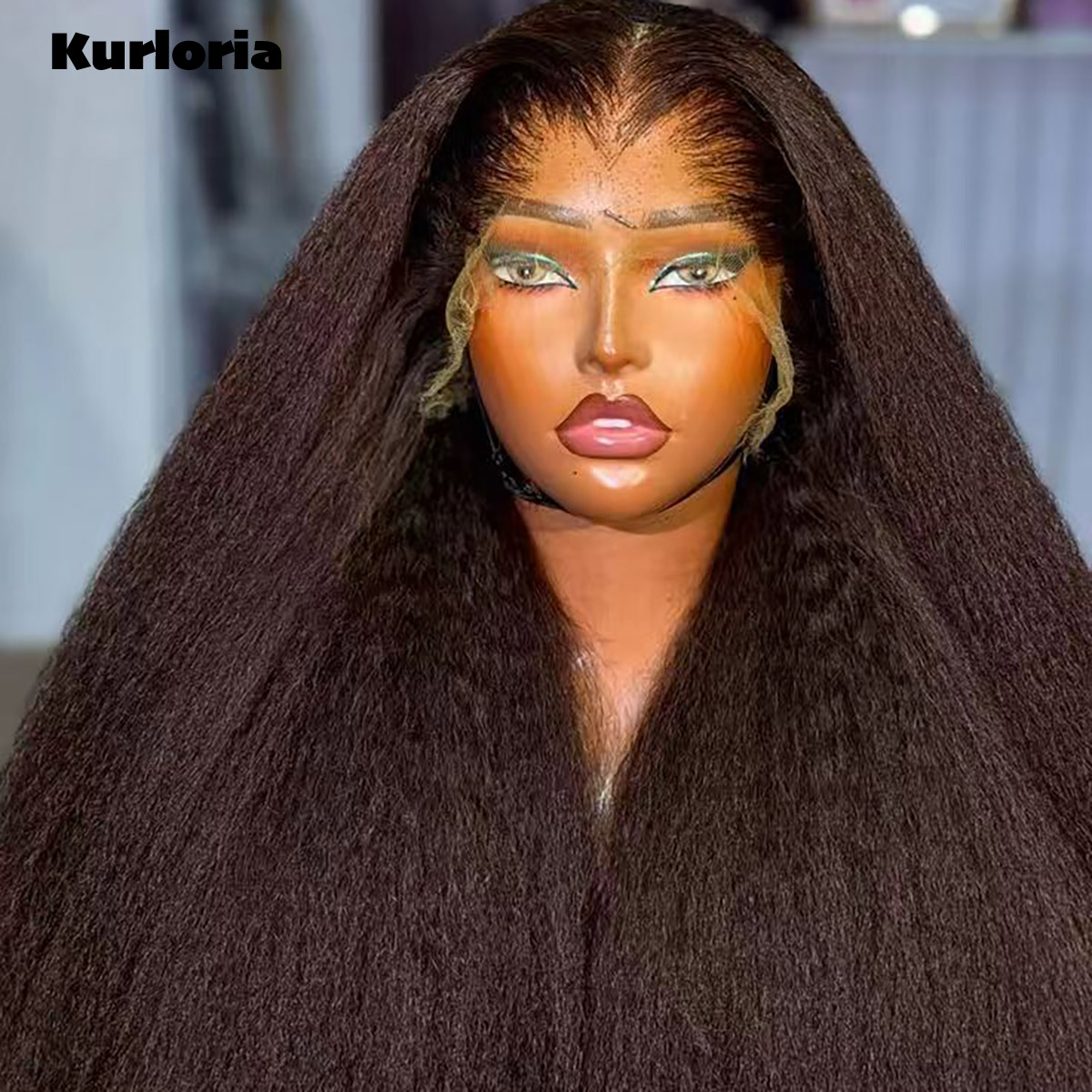 Natural Black 400 Density Kink - огляд і ціна Glueless Wear And Go Human Hair Wig